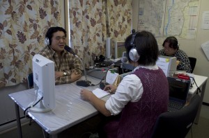 DSC0011 300x199 - FMカオンで相模国分寺商店会のCM撮影